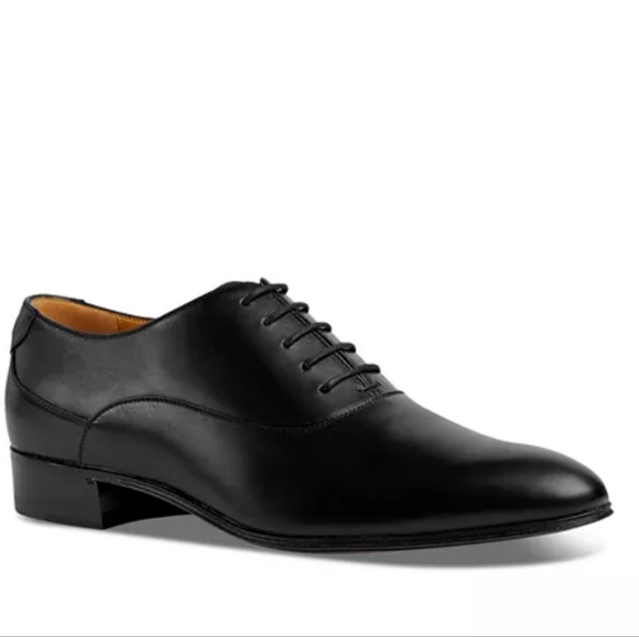 Brand New Gucci Oxford Style dress shoes black 100% Authentic Size 13